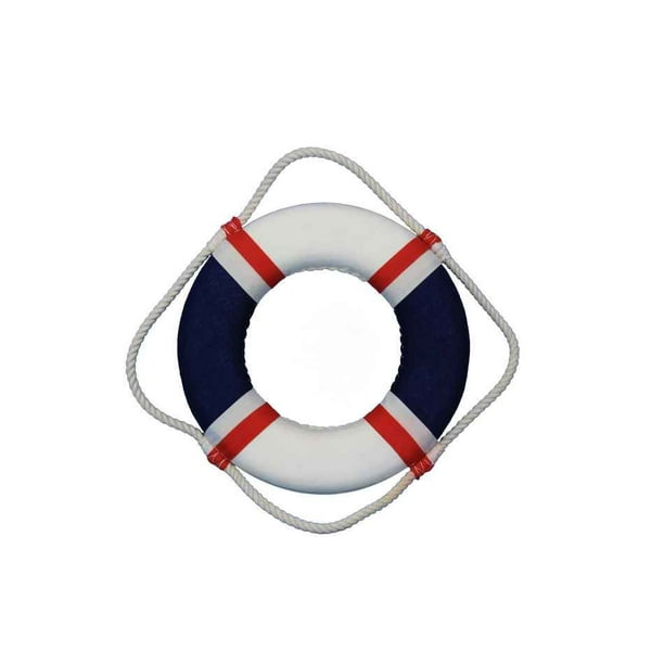 10 Hampton Nautical  Liberty Decorative Life Ring 
